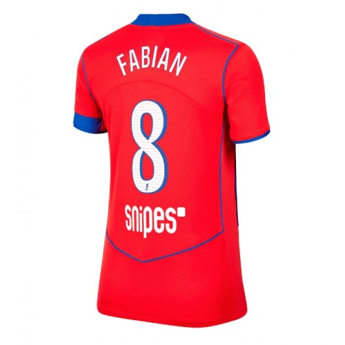 Stroje piłkarskie Paris Saint-Germain Fabian Ruiz #8 Koszulka Trzeciej dla damskie 2025-26 Krótki Rękaw
